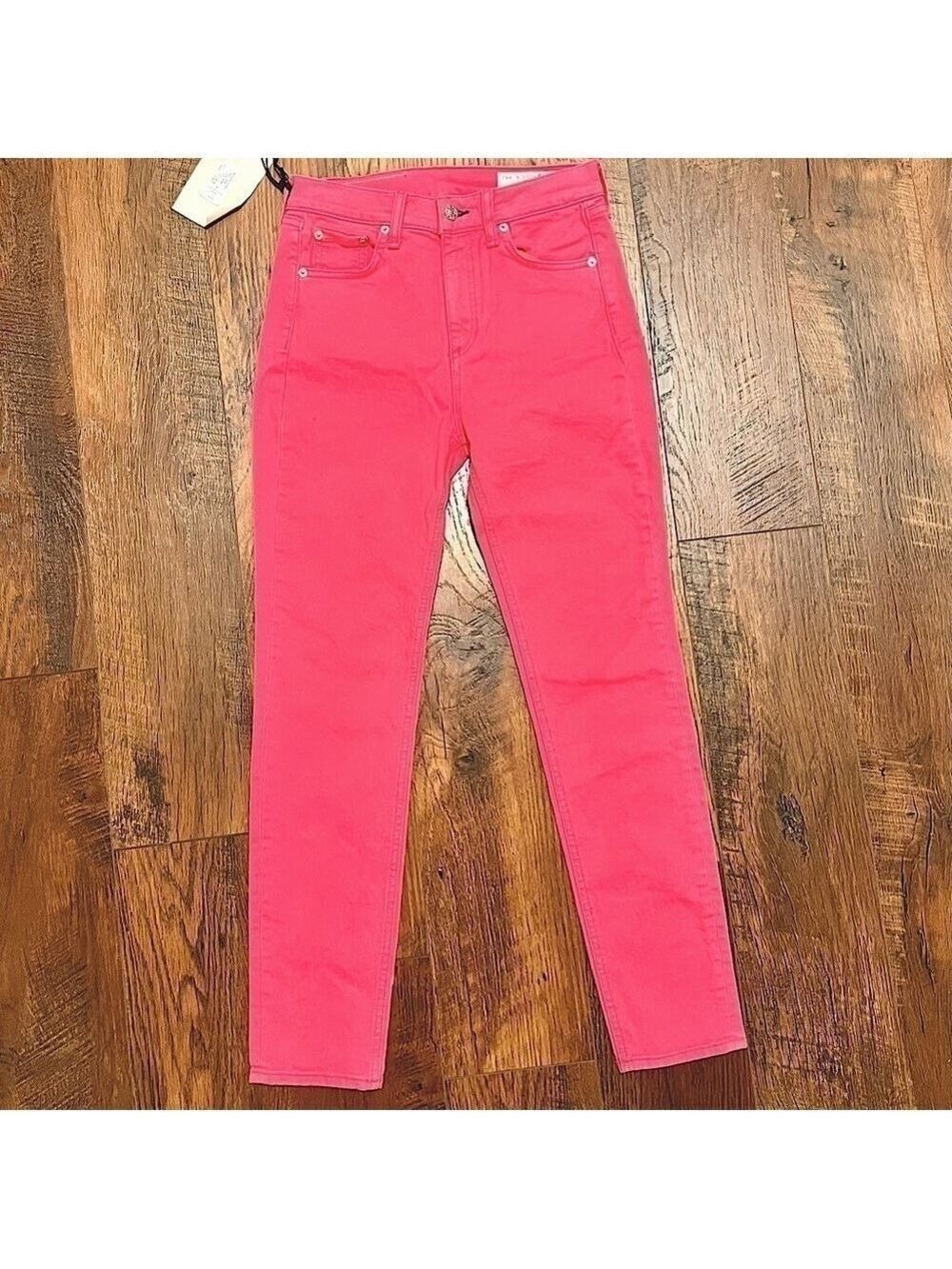 𝅺rag & BONE hot pink skinny high rise jeans.  Size 24